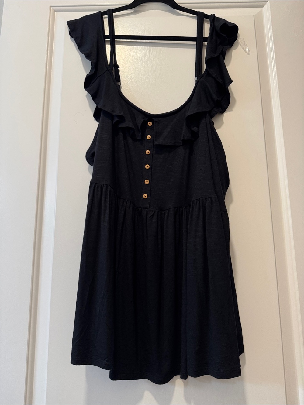 NWT Torrid Black super soft Off Shoulder Babydoll top size 4x(26)
